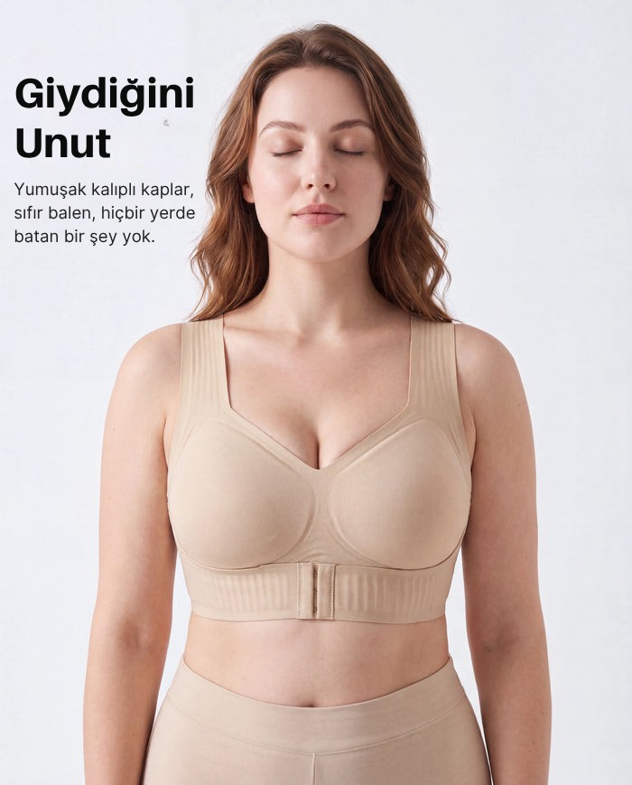 FitKompress™ Çapraz Sırt Dik Duruş Sütyeni