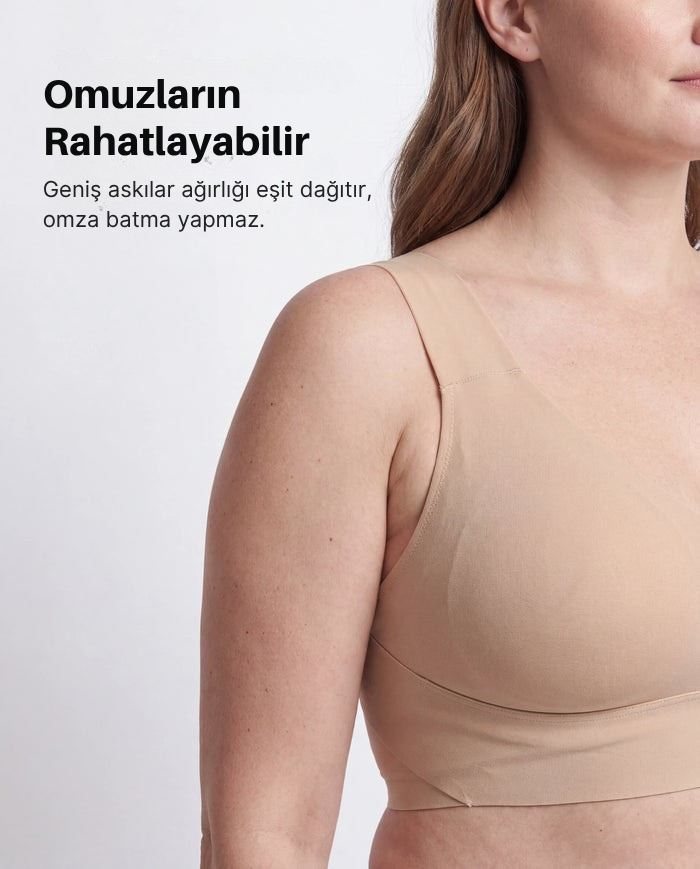 FitKompress™ Çapraz Sırt Dik Duruş Sütyeni